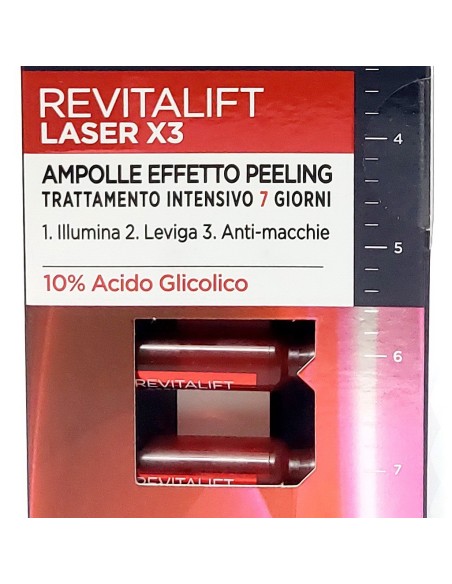 l'oreal revitalift laser x3 - trattamento intensivo viso - 7 ampolle: tuttocasashop.live: igiene e cura della persona