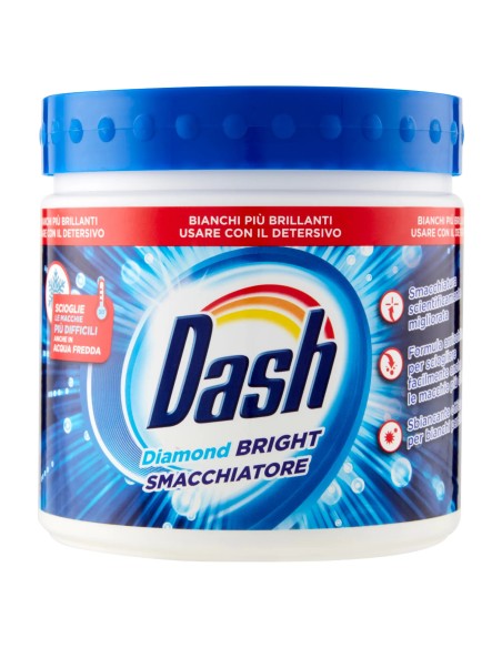 dash diamond additivo smacchiante in polvere - 500 grammi - capi bianchi: tuttocasashop.live: prodotti per bucato e tessuti