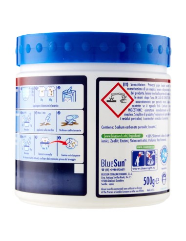 dash diamond additivo smacchiante in polvere - 500 grammi - capi bianchi: tuttocasashop.live: prodotti per bucato e tessuti