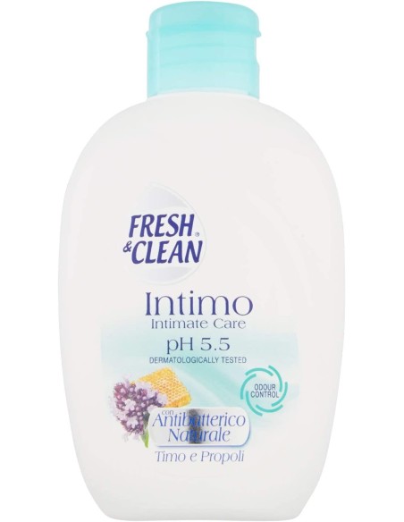 fresh&clean detergente intimo - ph 5.5 - 200ml - timo e propoli: tuttocasashop.live: igiene e cura della persona