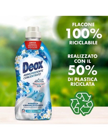 deox ammorbidente concentrato - 660ml - 33 lavaggi - fiori di primavera: tuttocasashop.live: prodotti per bucato e tessuti