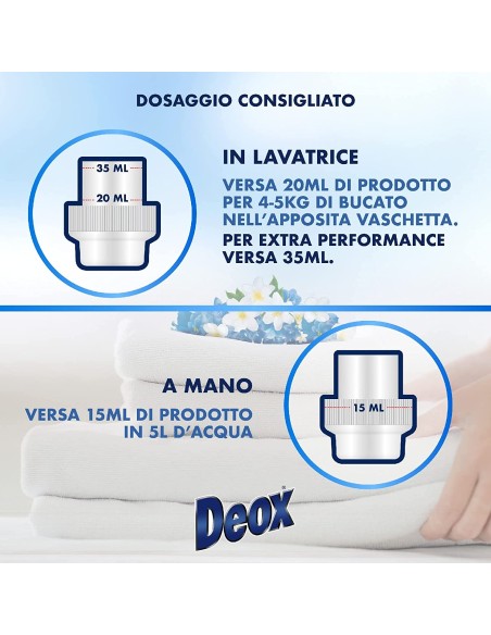 deox ammorbidente concentrato - 660ml - 33 lavaggi - fiori di primavera: tuttocasashop.live: prodotti per bucato e tessuti