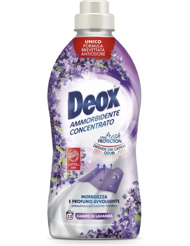 deox ammorbidente concentrato - 660ml - 33 lavaggi - lavanda: tuttocasashop.live: prodotti per bucato e tessuti