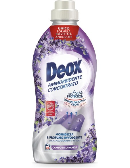 deox ammorbidente concentrato - 660ml - 33 lavaggi - lavanda: tuttocasashop.live: prodotti per bucato e tessuti