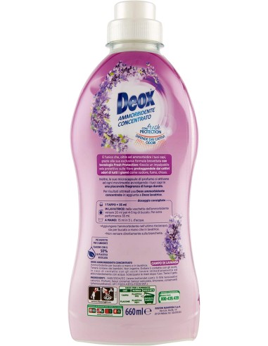 deox ammorbidente concentrato - 660ml - 33 lavaggi - lavanda: tuttocasashop.live: prodotti per bucato e tessuti