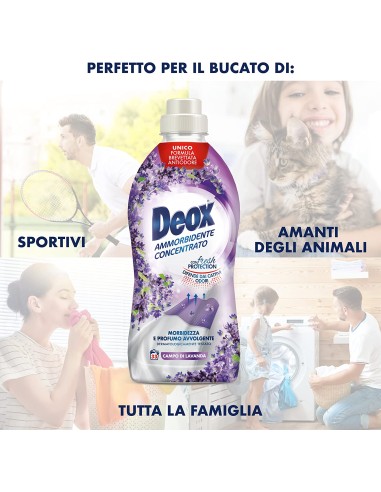 deox ammorbidente concentrato - 660ml - 33 lavaggi - lavanda: tuttocasashop.live: prodotti per bucato e tessuti