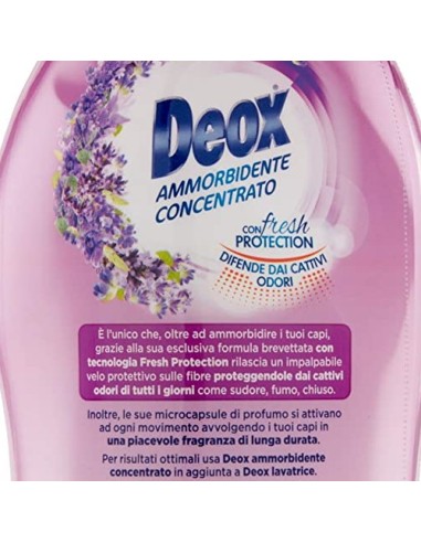 deox ammorbidente concentrato - 660ml - 33 lavaggi - lavanda: tuttocasashop.live: prodotti per bucato e tessuti
