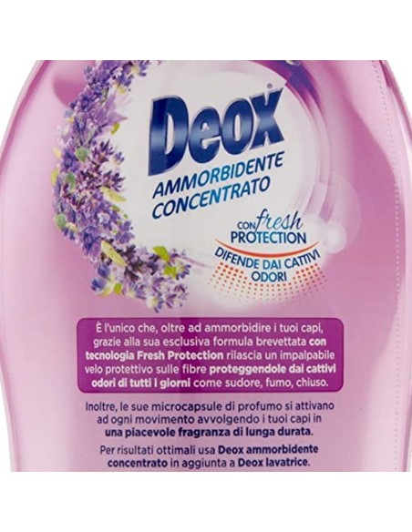 deox ammorbidente concentrato - 660ml - 33 lavaggi - lavanda: tuttocasashop.live: prodotti per bucato e tessuti