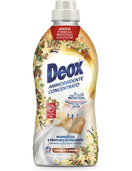 deox ammorbidente concentrato - 660ml - 33 lavaggi - vaniglia: tuttocasashop.live: prodotti per bucato e tessuti