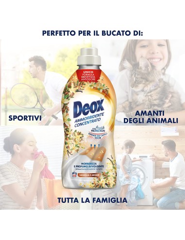 deox ammorbidente concentrato - 660ml - 33 lavaggi - vaniglia: tuttocasashop.live: prodotti per bucato e tessuti