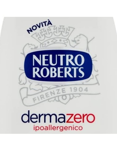 neutro roberts bagnodoccia 450ml - dermazero ipoallergenico - nichel tested: tuttocasashop.live: igiene e cura della persona