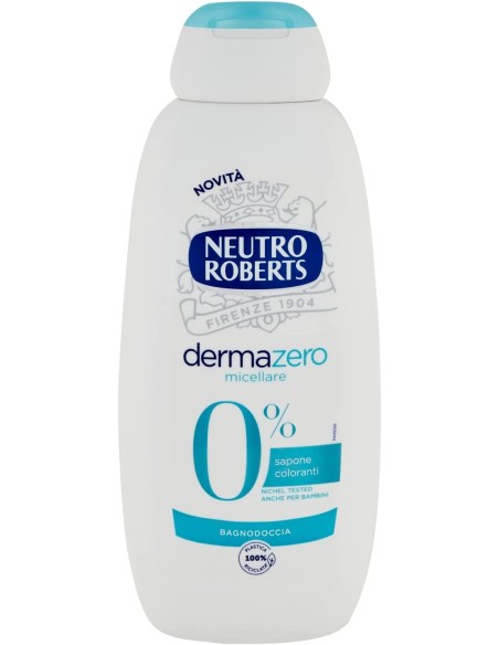 neutro roberts bagnodoccia - 450ml - dermazero - micellare - nichel tested: tuttocasashop.live: igiene e cura della persona