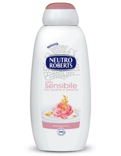 neutro roberts bagnodoccia - 450ml - pelle sensibile con avena e peonia: tuttocasashop.live: igiene e cura della persona