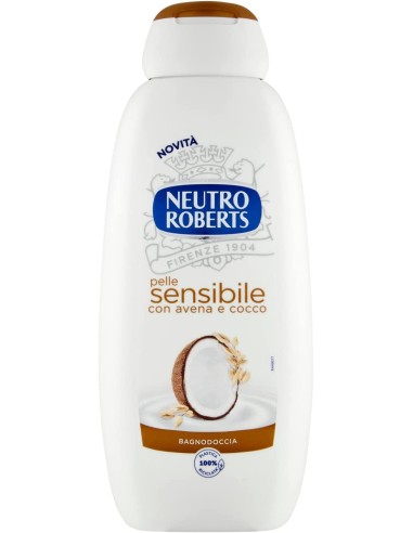 neutro roberts bagnodoccia - 450ml - pelle sensibile con avena e cocco: tuttocasashop.live: igiene e cura della persona
