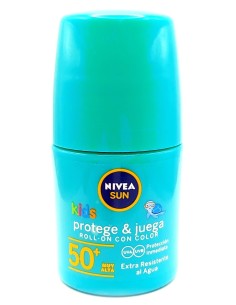 nivea sun kids coloured roll-on 50ml - protect&care spf 50+ water resistant: tuttocasashop.live: igiene e cura della persona