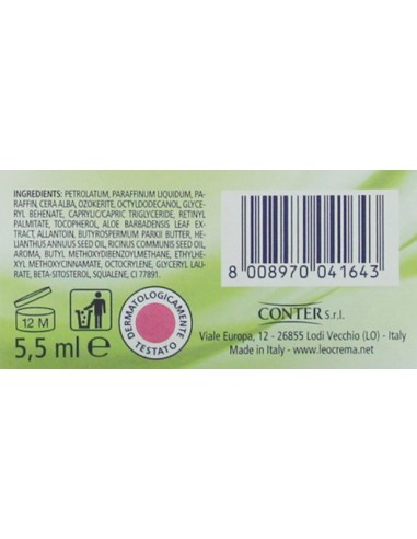 leocrema stick labbra 5.5ml - aloe vera: tuttocasashop.live: igiene e cura della persona