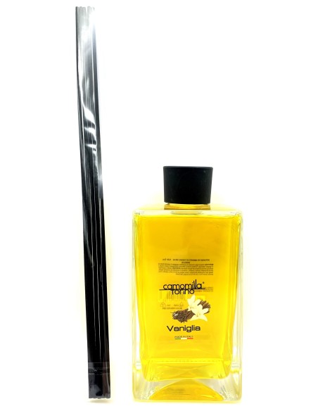camomilla essenza profumo ambiente con bastoncini - 500ml - vaniglia: tuttocasashop.live: pulizia e cura della casa