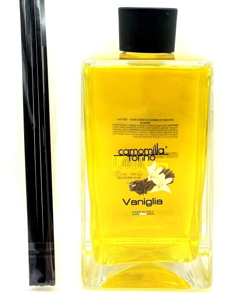 camomilla essenza profumo ambiente con bastoncini - 500ml - vaniglia: tuttocasashop.live: pulizia e cura della casa