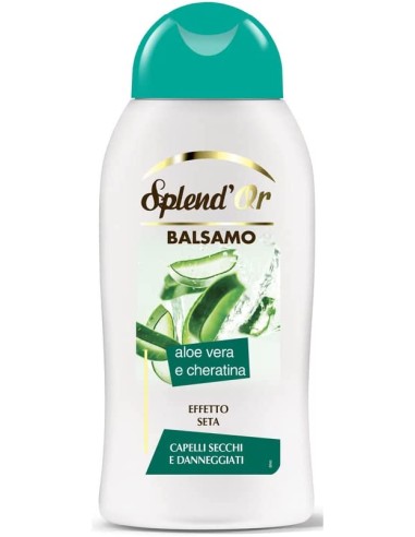 splend'or balsamo per capelli - 300ml - aloe vera e cheratina: tuttocasashop.live: igiene e cura della persona