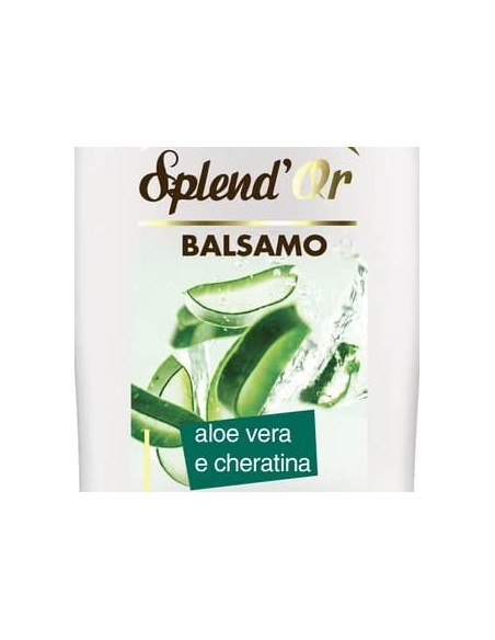 splend'or balsamo per capelli - 300ml - aloe vera e cheratina: tuttocasashop.live: igiene e cura della persona