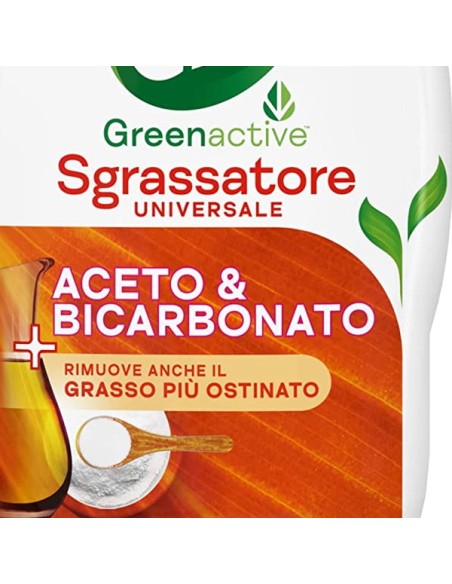 cif sgrassatore spray - ricarica 650ml - green active aceto & bicarbonato: tuttocasashop.live: pulizia e cura della casa