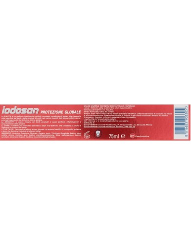 iodosan dentifricio 75ml - protezione globale anticarie e disturbi gengivali: tuttocasashop.live: igiene e cura della persona