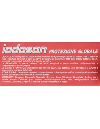 iodosan dentifricio 75ml - protezione globale anticarie e disturbi gengivali: tuttocasashop.live: igiene e cura della persona
