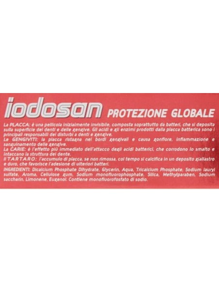 iodosan dentifricio 75ml - protezione globale anticarie e disturbi gengivali: tuttocasashop.live: igiene e cura della persona