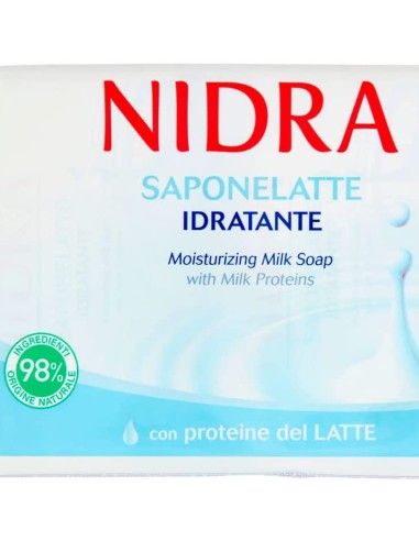 nidra sapone solido - 3 pezzi da 90 grammi - idratante - proteine del latte: tuttocasashop.live: igiene e cura della persona
