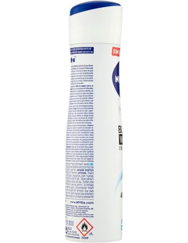 nivea deodorante spray - 150ml - black & white invisible fresh - non macchia: tuttocasashop.live: igiene e cura della persona