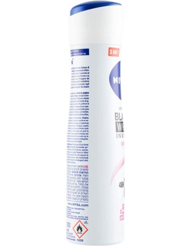 nivea deodorante spray - 150ml - black & white - original - non macchia: tuttocasashop.live: igiene e cura della persona