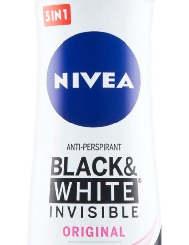 nivea deodorante spray - 150ml - black & white - original - non macchia: tuttocasashop.live: igiene e cura della persona