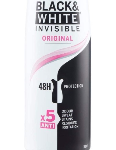 nivea deodorante spray - 150ml - black & white - original - non macchia: tuttocasashop.live: igiene e cura della persona