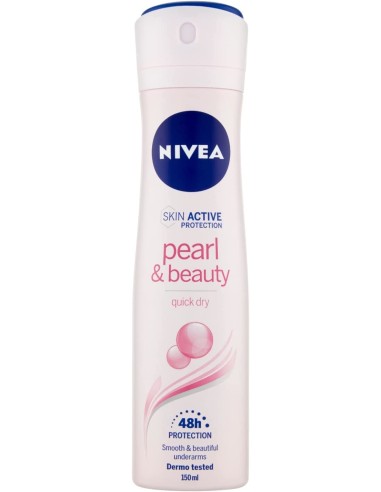 nivea deodorante spray - 150ml - pearl & beauty - protezione 48h: tuttocasashop.live: igiene e cura della persona