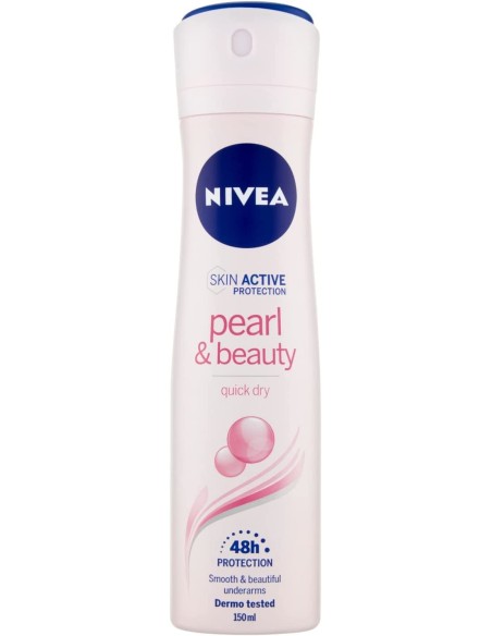 nivea deodorante spray - 150ml - pearl & beauty - protezione 48h: tuttocasashop.live: igiene e cura della persona