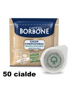 borbone caffe' espresso - 50 cialde ese 44mm - miscela blu - nobile: tuttocasashop.live: altro - bazar