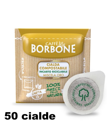 borbone caffe' espresso - 50 cialde ese 44mm - miscela oro: tuttocasashop.live: altro - bazar