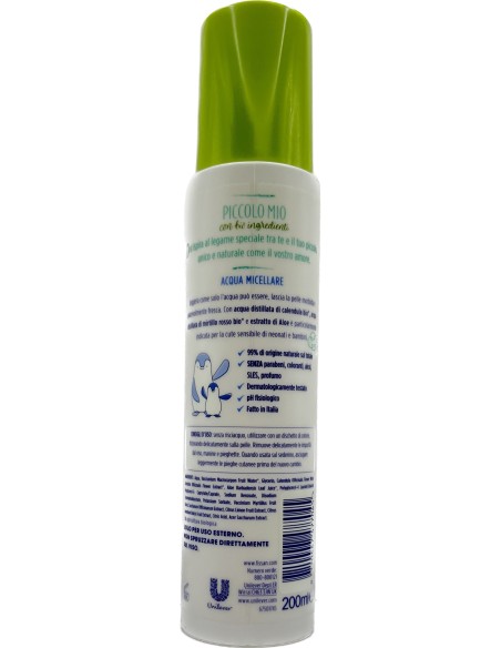fissan piccolo mio - acqua micellare - 250ml - con bio ingredienti: tuttocasashop.live: igiene e cura della persona