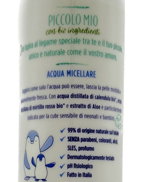 fissan piccolo mio - acqua micellare - 250ml - con bio ingredienti: tuttocasashop.live: igiene e cura della persona