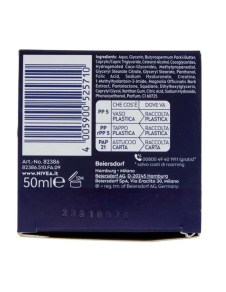 nivea crema viso 50ml - cellular anti-age - notte - rinnovatore giovinezza: tuttocasashop.live: igiene e cura della persona