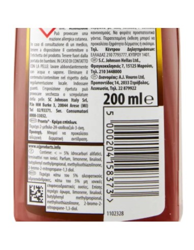 pronto legnovivo crema - 200ml - con cera d'api - nutre e protegge il legno: tuttocasashop.live: pulizia e cura della casa