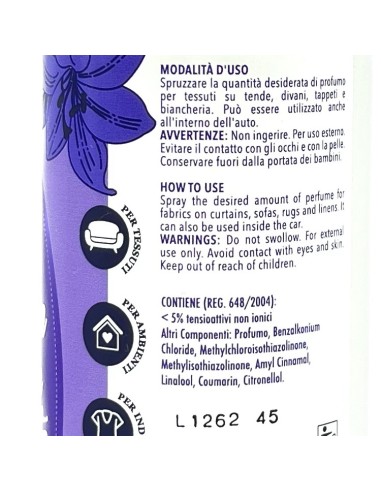 sweet home essenza profumante ambiente e tessuti 250ml - lavanda: tuttocasashop.live: pulizia e cura della casa