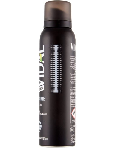 vidal deodorante spray - 150ml - for men invisible 48h 0% alcool no macchie: tuttocasashop.live: igiene e cura della persona