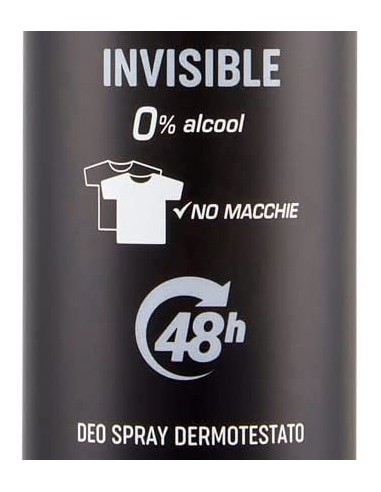 vidal deodorante spray - 150ml - for men invisible 48h 0% alcool no macchie: tuttocasashop.live: igiene e cura della persona
