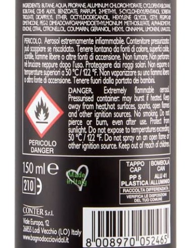 vidal deodorante spray - 150ml - for men invisible 48h 0% alcool no macchie: tuttocasashop.live: igiene e cura della persona