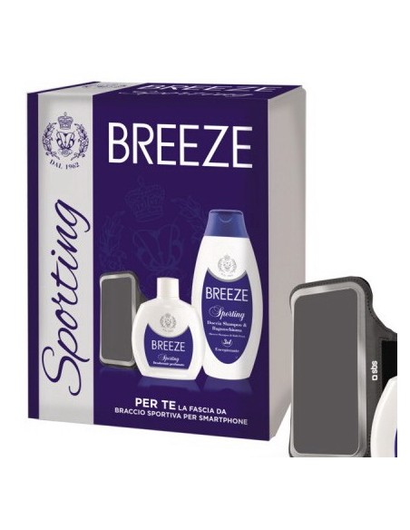 breeze sporting: deodorante 100ml + docciashampoo 400ml + fascia sport: tuttocasashop.live: igiene e cura della persona
