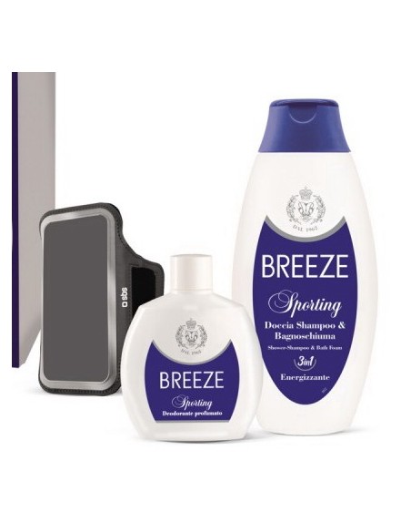 breeze sporting: deodorante 100ml + docciashampoo 400ml + fascia sport: tuttocasashop.live: igiene e cura della persona