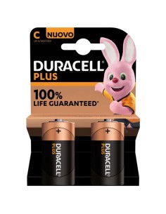 duracell plus pile formato c 1/2torcia 1.5v - 2 pezzi - alkaline: tuttocasashop.live: altro - bazar