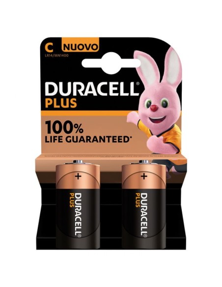 duracell plus pile formato c 1/2torcia 1.5v - 2 pezzi - alkaline: tuttocasashop.live: altro - bazar