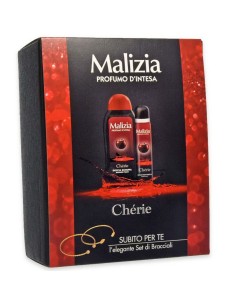 malizia cherie - docciaschiuma 300ml + deo spray 100ml + set bracciali: tuttocasashop.live: igiene e cura della persona